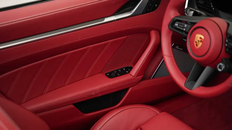 2024 Porsche 911 Turbo S Cabriolet Nardo Grey interior