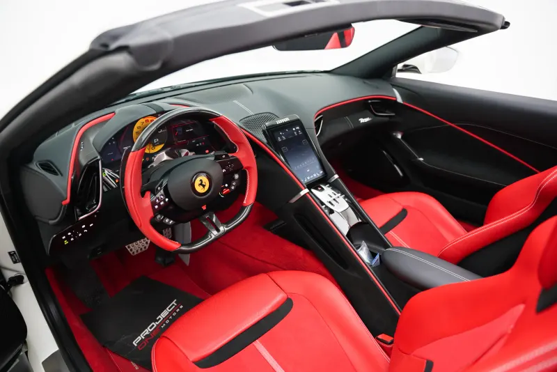2024 Ferrari Roma Spider with Warranty and Service Contract interior