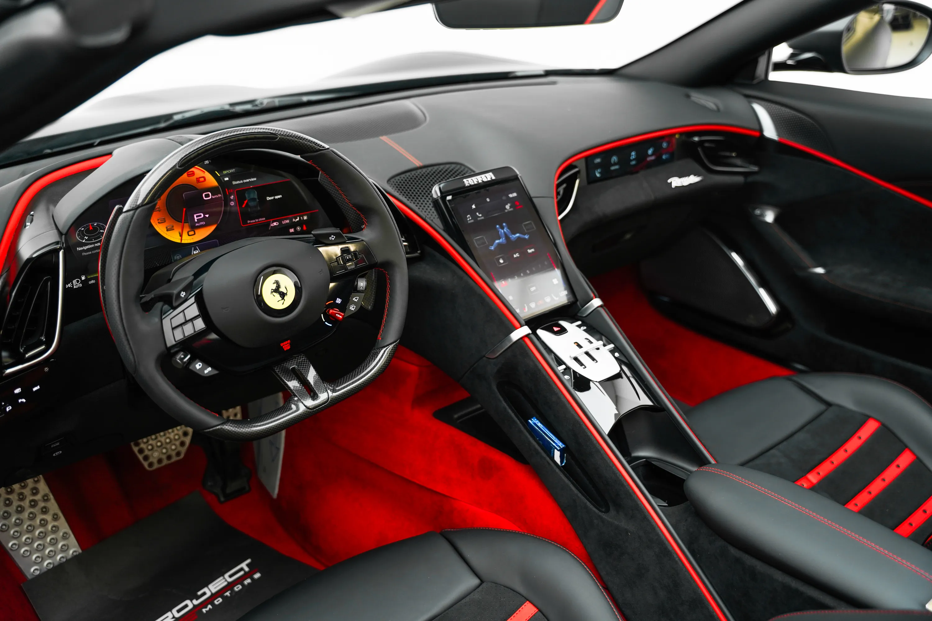 2026 Ferrari Roma Spider interior